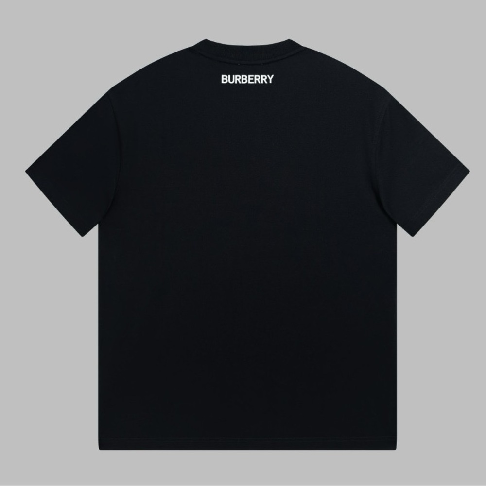EUC Men’s Oversized Burberry 3D Logo Print Tee 100% Cotton In Black/White/Red - Picture 3 of 16